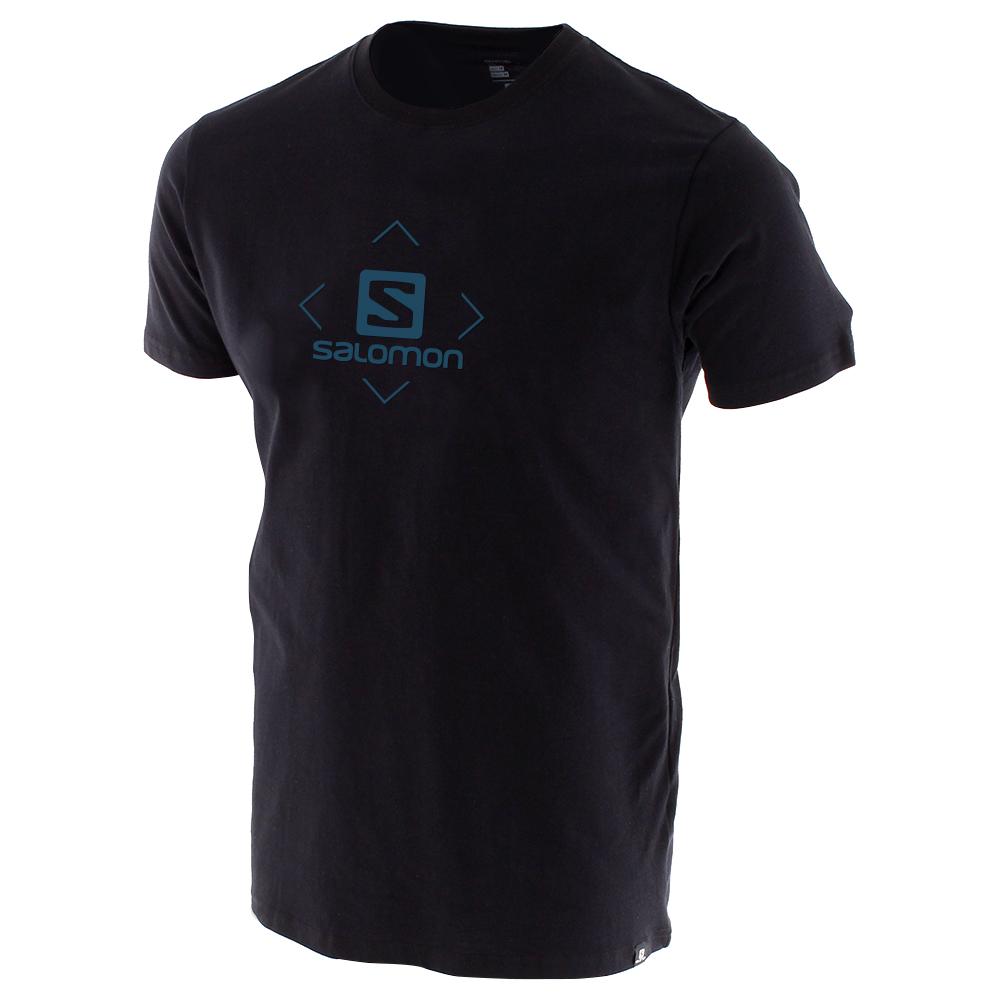 Camisetas Salomon Hombre Negras - Salomon Argentina BOXED IN SS M,865702-DLG